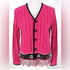 BEREK By TAKAKO SAKON Women’s Sweater Cardigan XL